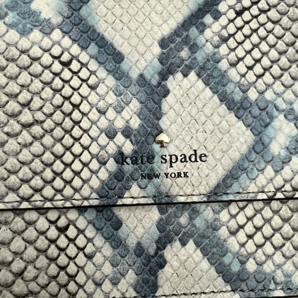 NWT Kate Spade Hayes Street
Snake-embossed Brennan
Crossbody Clutch - Picture 6 of 15